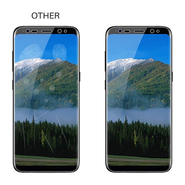 Samsung S9+ 3-PACK Skærmbeskytter Nano-Soft Screen-Fit HD-Clear Transparent/Genomskinlig