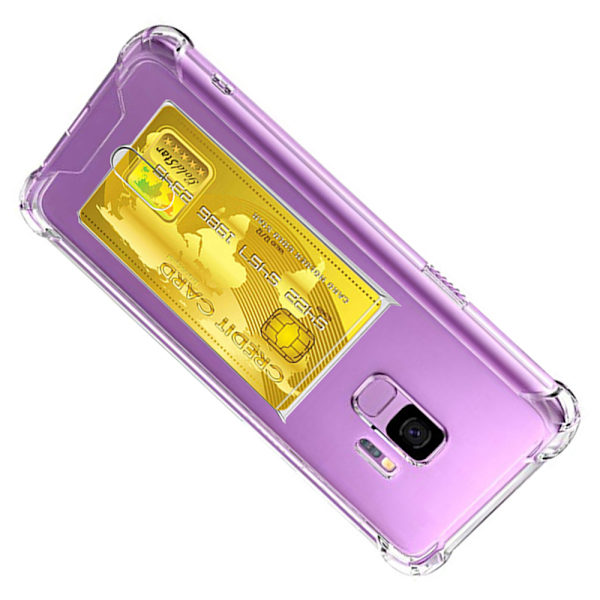 Samsung Galaxy S9 - Kuori korttipaikalla Transparent/Genomskinlig