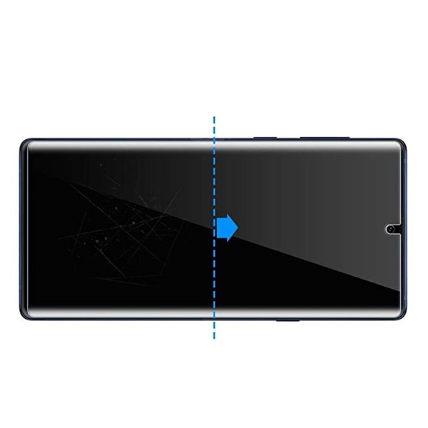 Note 10 Näytönsuoja 9H Nano-Soft Screen-Fit HD-Clear Transparent/Genomskinlig