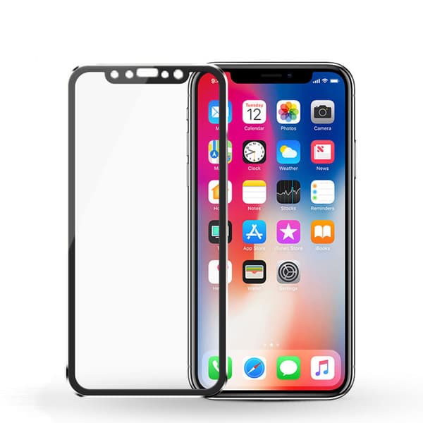2-PACK ProGuards Skärmskydd i Originalutförande till iPhone X Svart