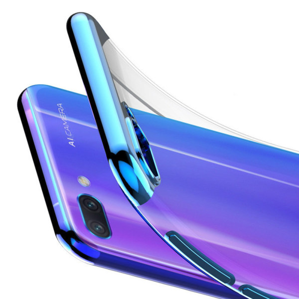 Tyylikäs (Floveme) älykäs silikonisuoja - Huawei Honor 10 Blå