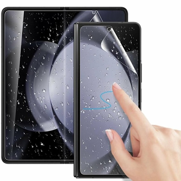 4-in-1 Z Fold 5 Hydrogel Skärmskydd & Kameralinsskydd