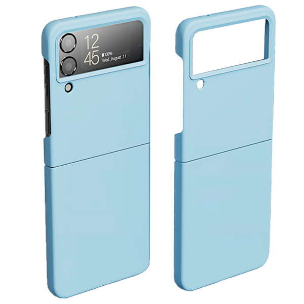 Stötdämpande matt fast PC-skal för Samsung Galaxy Z Flip 4 Green