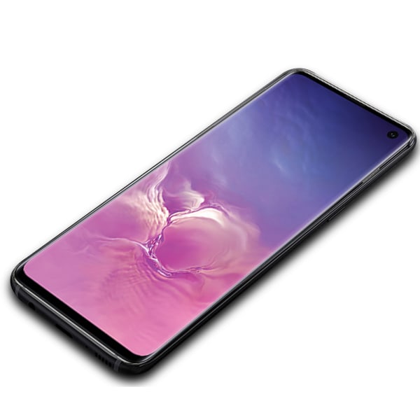 Samsung Galaxy S10 - FRAM och BAK Skärmskydd (HuTech) Transparent/Genomskinlig