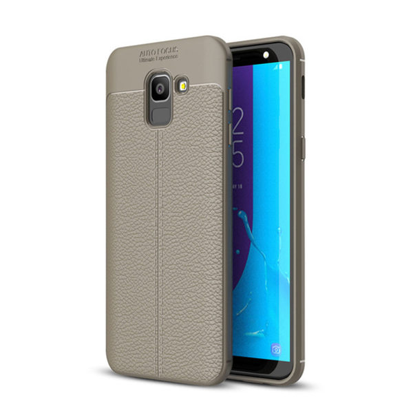 Praktiskt Stilsäkert Skal (AUTO  FOCUS) - Samsung Galaxy J6 2018 Grå