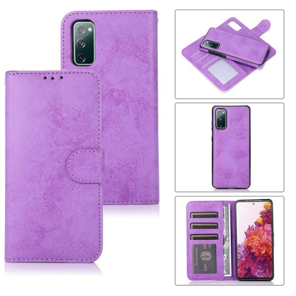 Samsung Galaxy S20 FE - Gennemtænkt LEMAN Wallet etui Rosa