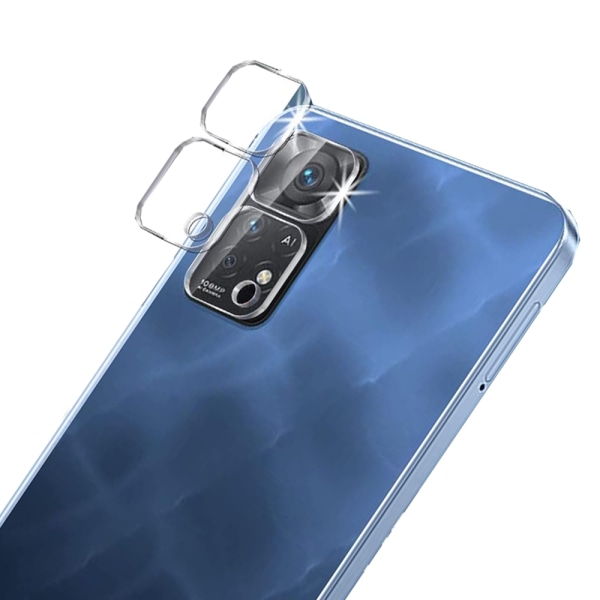 Redmi Note 11 skjermbeskytter og kameralinsebeskytter (2-pakning) Transparent