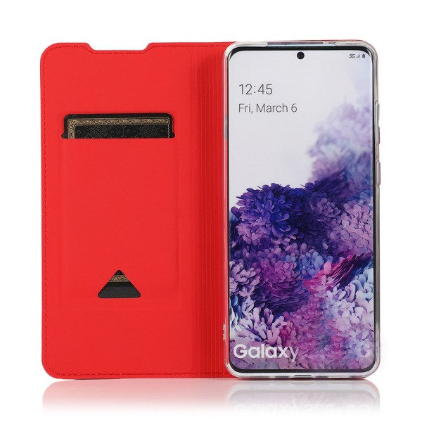 Käytännöllinen lompakkokotelo - Samsung Galaxy A71 Röd