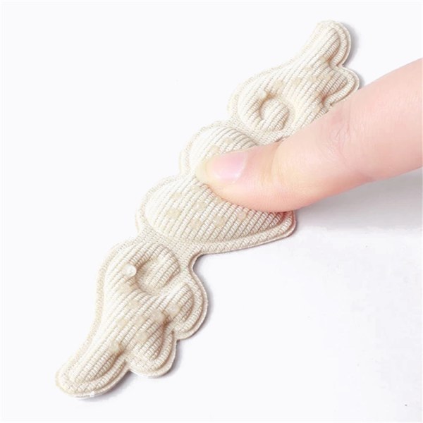 Bekväma Skyddande Hälinlägg Innersulor Skoinlägg Beige 6MM