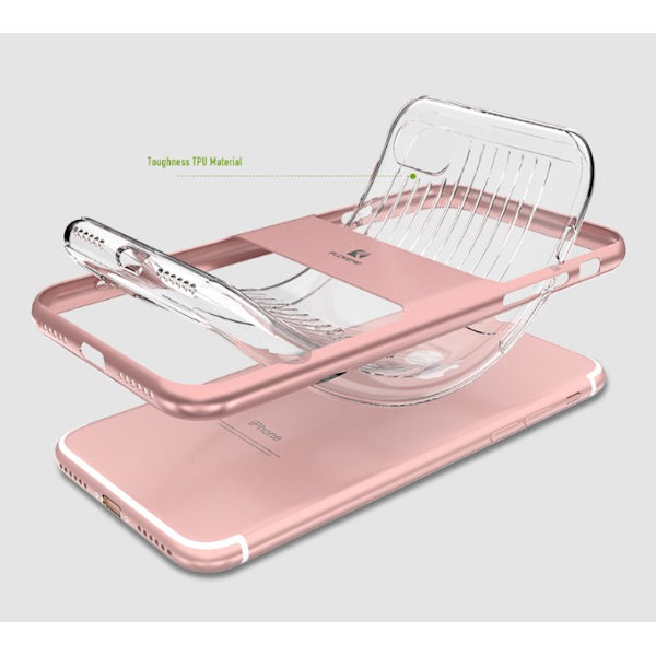 iPhone 6/6S PLUS - FLOVEME Hybridskal med stötdämpning Vit