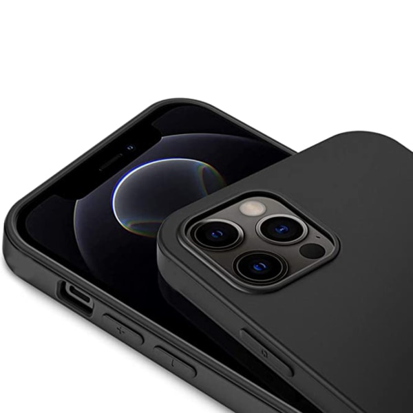 iPhone 12 Pro Max - Mattbehandlat Skyddsskal Nillkin Svart Svart