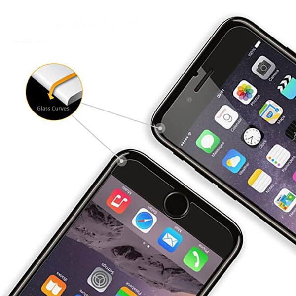 2-PACK Skärmskydd Standard Screen-Fit HD-Clear för iPhone 6/6S Transparent/Genomskinlig
