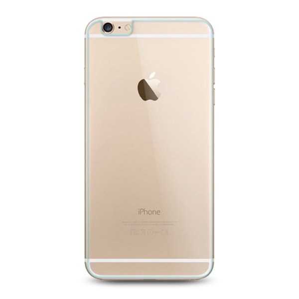 iPhone 6/6S - Karkaistu suojaus puhelimen takapuolelle (9H) Transparent/Genomskinlig