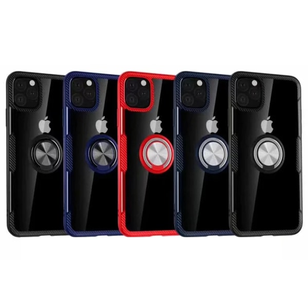 Skal med Ringhållare - iPhone 11 Pro Svart/Silver