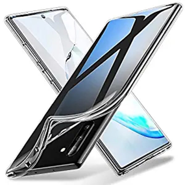 Samsung Galaxy Note 10 - Genomtänkt Floveme Silikonskal Transparent/Genomskinlig