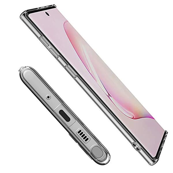 Stilsäkert Skyddsskal i Silikon - Samsung Galaxy Note 10 Transparent