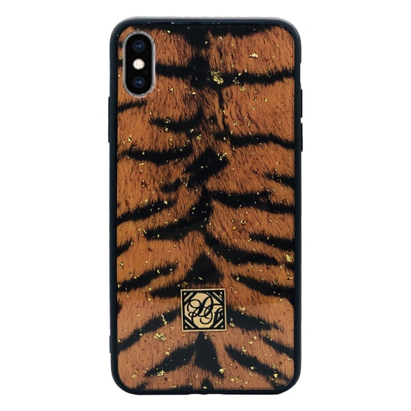 iPhone XS Max - Skyddande Silikonskal (H�rd Baksida) Tiger