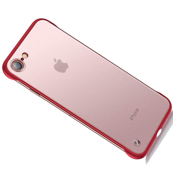iPhone 8 - Stilfuldt ultratyndt beskyttelsescover Röd
