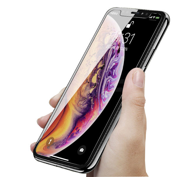 3-PACK MyGuard Skärmskydd för iPhone X/XS Transparent/Genomskinlig