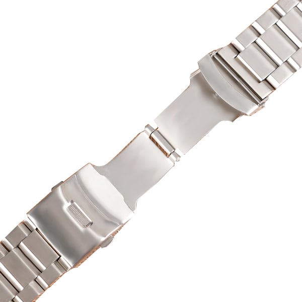 Stilrent Klockarmband i Rostfritt Stål Silver 24mm