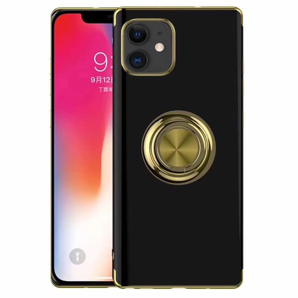 iPhone 12 Skal med Ringhållare Blå