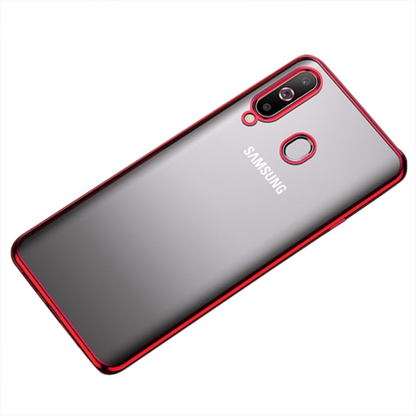 Glat eksklusivt silikonecover - Samsung Galaxy A40 Röd Röd