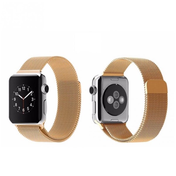 Apple Watch 38mm - Stilren stållänk (Rostfritt) Guld