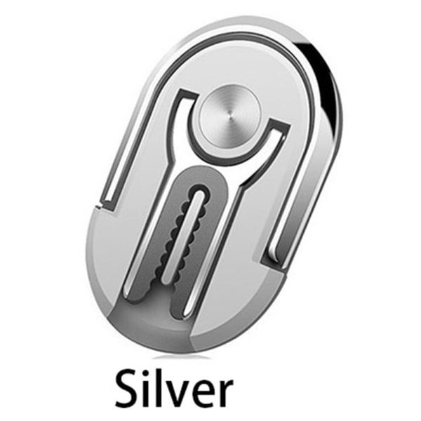 Praktisk multifunksjonsringholder Silver