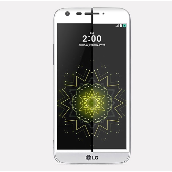 LG G5 - HeliGuard EXXO-Skärmskydd 3D (HD-Clear) Curved Silver