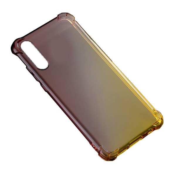 Elegant silikone cover - Huawei P30 Svart/Guld