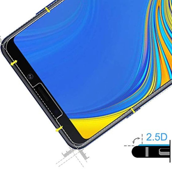 2-PACK Samsung Galaxy A9 (2018) Standard Skärmskydd HD 0,3mm Transparent