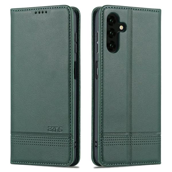 Samsung A14 5G- Plånboksfodral med 3-kortfack i Flera Färger Khaki