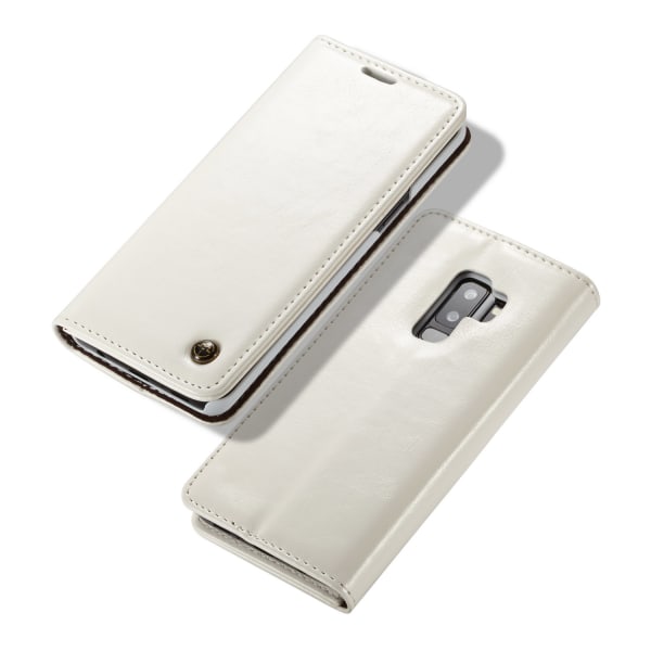 Fodral med Plånbok (CaseMe) Samsung Galaxy S9 Vit