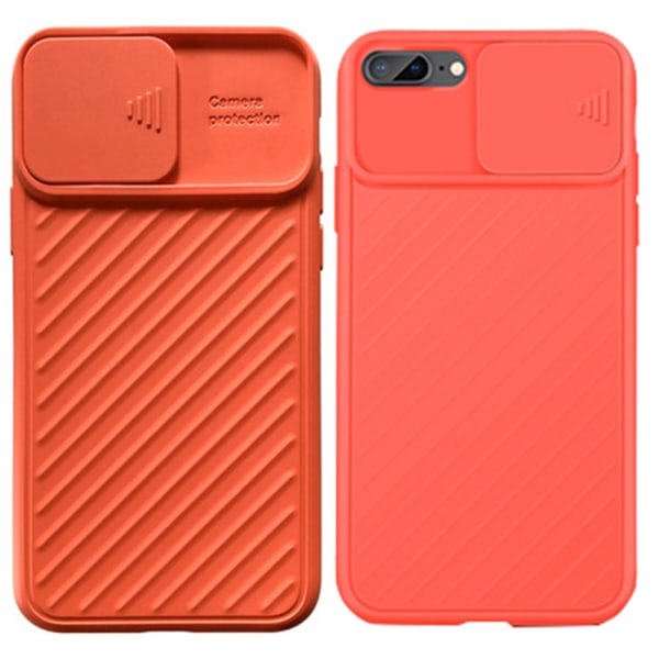 iPhone 6 Plus / 6S Plus - Suojakuori kameran suojalla Orange