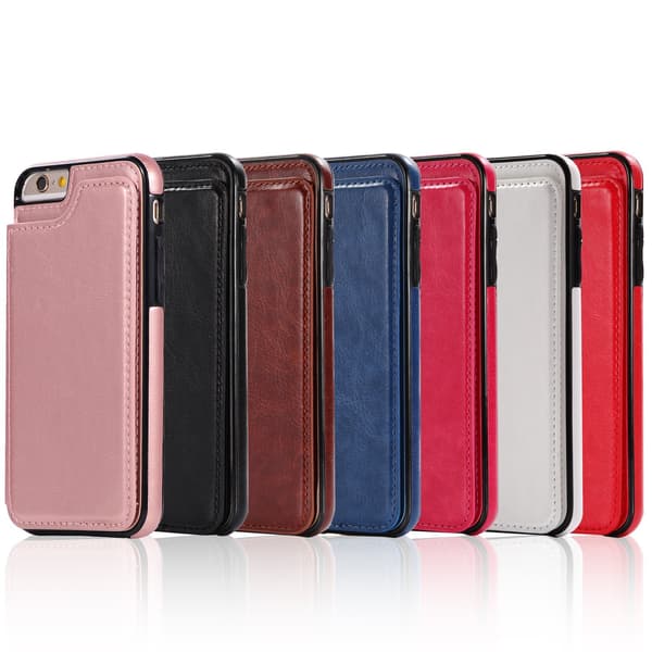 iPhone 6/6S Plus - Plånboksskal från NKOBEE Roséguld