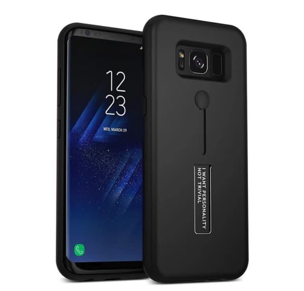 Smart Skal med Fingerrem för Samsung Galaxy S7 Guld