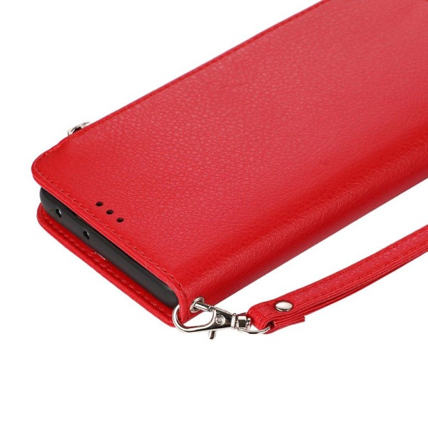 Samsung Galaxy S21 Ultra - Stilig, glatt lommebokdeksel Röd