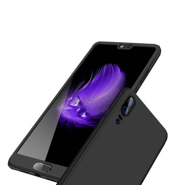 Elegant Dubbelskal - Huawei P20 Blå Blå
