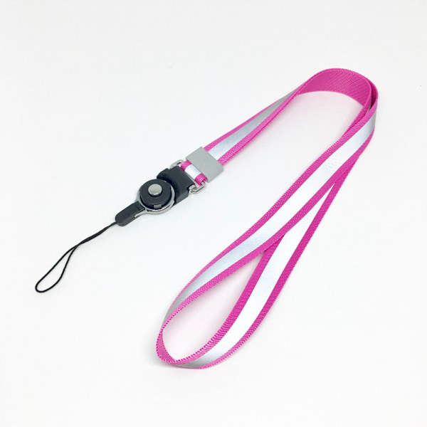 Stilrent och Slitstarkt Nyckelhalsband/Mobilhållare Rosa