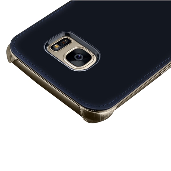 Samsung Galaxy S7 Edge - Stilig deksel (Classic-T) Marinblå