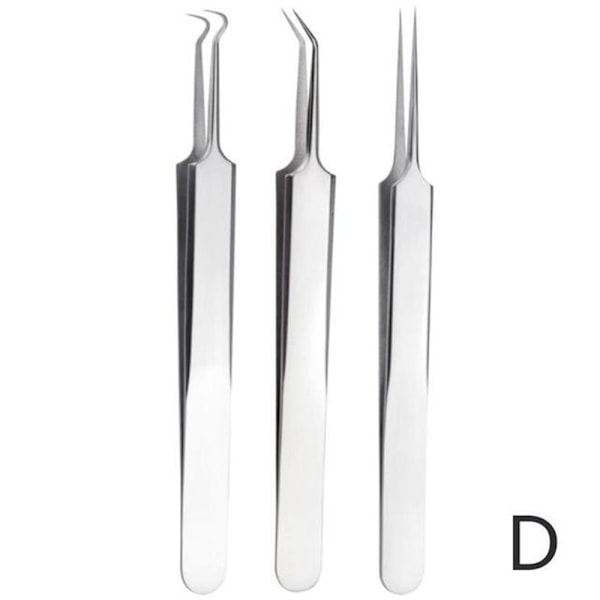 Rustfrit stål pincet (akne/hudorme) B