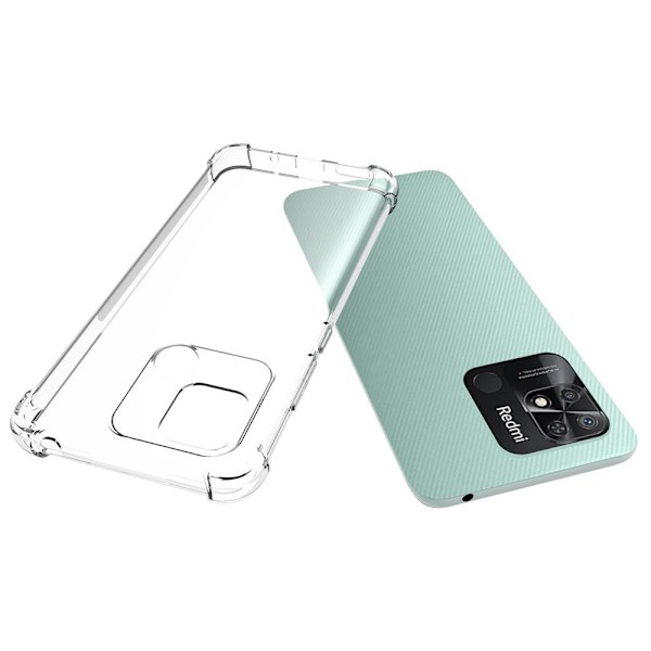 Skydda Din Redmi 10C NFC Med Stil - Kristallklart Airbag-Skal Transparent