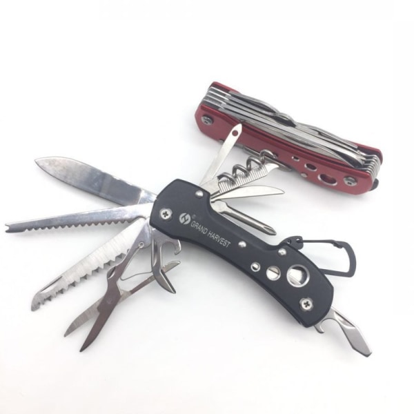 Handy Lommekniv Multi Tool Multi Knife Army Knife Svart