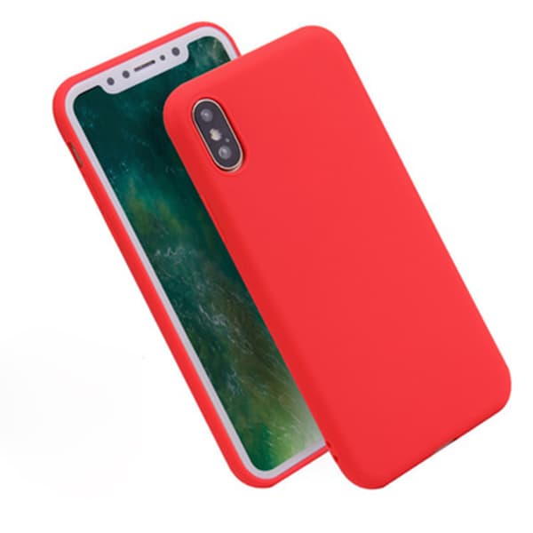 LEMAN Silikonskal för iPhone XS Max Svart