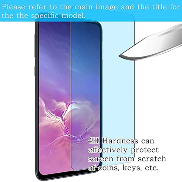 A51 Anti Blue-Ray Anti-Fingerprints 2-PACK Skjermbeskyttelse 9H 0,3mm Transparent/Genomskinlig Transparent/Genomskinlig