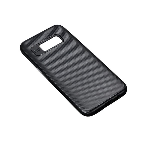 Stilfuldt cover til Galaxy S8 fra FLOVEME's (CARBON-serien) Silver