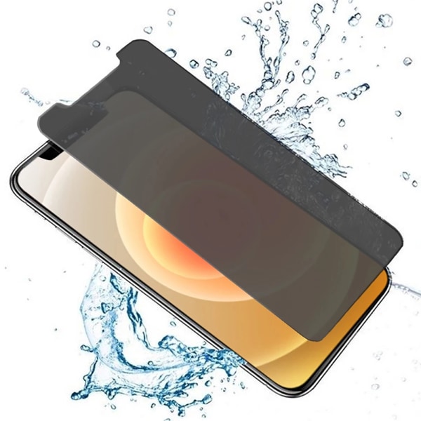 3-PACK iPhone 13 Pro Max näytönsuoja Anti-Spy 0,3mm Svart