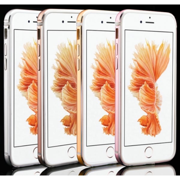 iPhone 7 PLUS - Stilrent Bumper i Aluminium och Silikon Svart