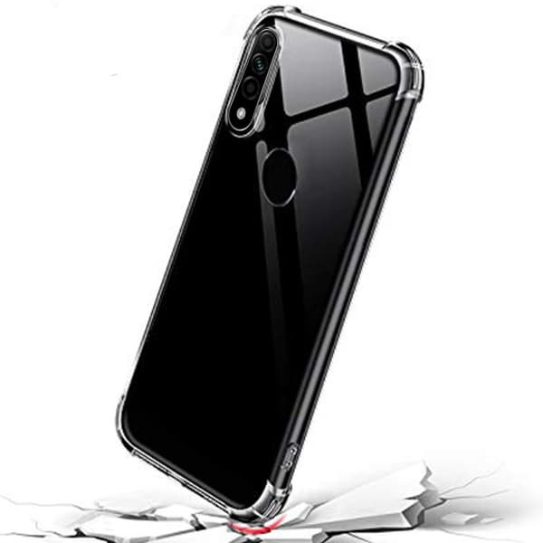 Huawei P40 Lite E - Silikonskal med Tjocka Hörn Transparent/Genomskinlig