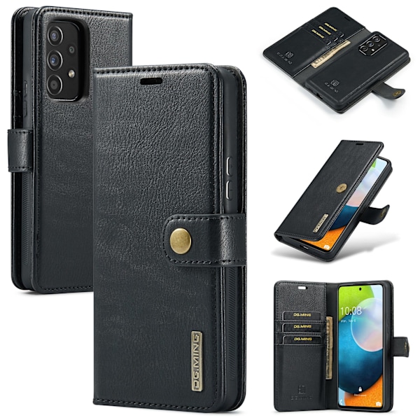 Samsung Galaxy A53 5G - Magnetiskt Plånboksfodral med Avtagbart Skal Svart